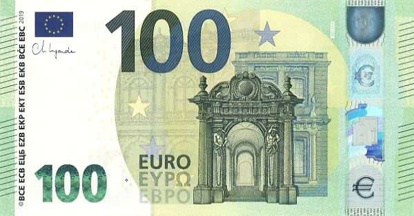 P30RC European Union - 100 Euros (2019-Lagarde)